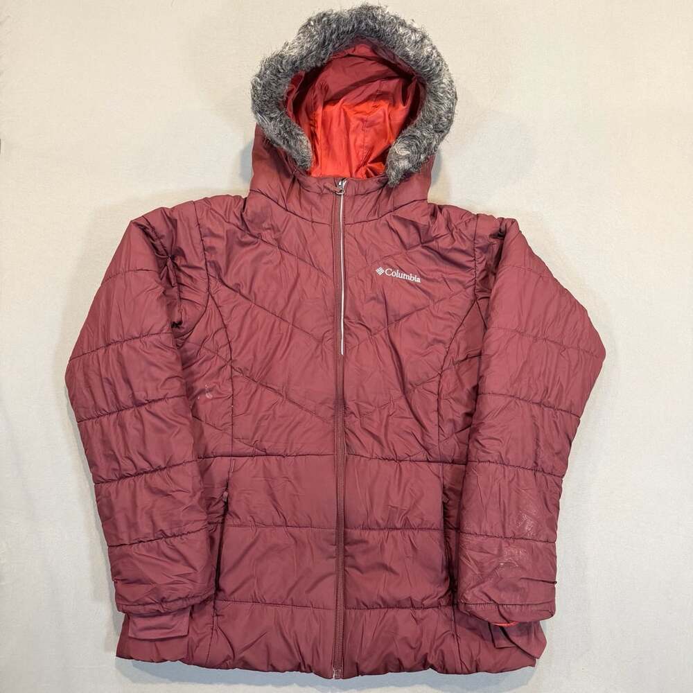 Columbia Katelyn Crest Insulated Jacket Size XL (18/20) Burgundy